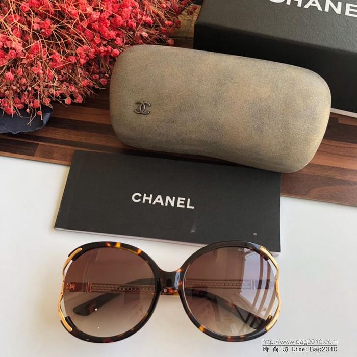 CHANEL香奈兒 6022 鏈條鏡腿 時尚百搭 女款太陽鏡  lly1633